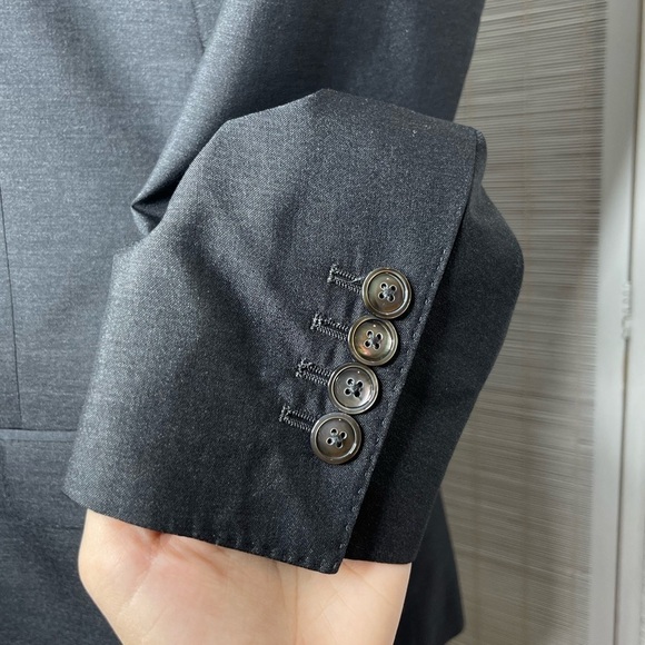Dolce & Gabbana Classic Blazer Size M Gray Double Button - Picture 5 of 15